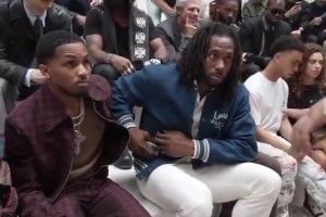 小卡参加巴黎时装秀 这狂野的发型乍一看以为贝弗利🤣🤣🤣