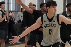 逐梦NBA！曾凡博在篮网队内训练视频，态度非常积极！