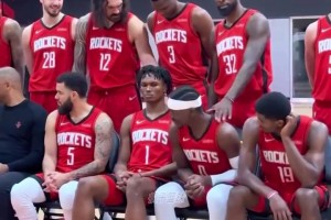 火箭队新赛季阵容前瞻！火箭🚀臂展怪兽来袭，内线制霸...