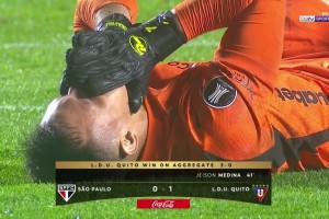 主场爆冷告负+遭双杀！圣保罗总比分0-3不敌基多大学！