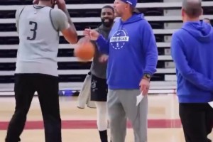 李梦这大体格子观感！三分训练命中率是真高啊！